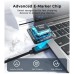 Дата кабель USB-C to USB-C 1.8m PD100W digital display silicone Choetech (XCC-1063)