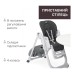 Стілець для годування Chicco Polly Magic Relax темно-сірий (79502.69)