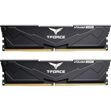 Модуль пам'яті для комп'ютера DDR5 32GB (2x16GB) 6000 MHz T-Force Vulcan Black Team (FLBD532G6000HC38JDC01)