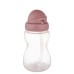 Поїльник-непроливайка Canpol babies зі складною силіконовою трубочкою, рожевий 270 мл (56/109_pin2)