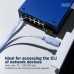 Дата кабель USB AM to RJ45 Ethernet 1.8m FT232RNL black Digitus (DA-70173)