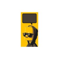 Картина по номерам ArtCraft Барт Сімпсон листівка 40х80 см (16113-AC)