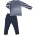 Набір дитячого одягу Breeze в смужку і з кишенькою (8999-74B-darkblue)