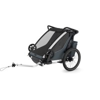 Коляска Thule Chariot Cross 2 Double (Dark Slate) (TH 10201035)