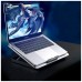 Підставка до ноутбука IceCoorel 10-15.6", 1*180mm 580 RPM, 2*USB, 350x225x26mm, Silver (A18)
