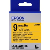 Стрічка для принтера етикеток Epson LK3YBW (C53S653005)