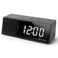 Настільний годинник Muse Радіо-годинник з USB чорний (M-172 BT)