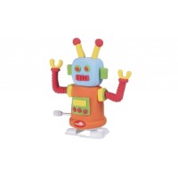 Набір для творчості Paulinda Super Dough Robot заводной механизм (шагает), оранжевый (PL-081178-3)