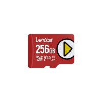 Карта пам'яті Lexar 256GB microSDXC class 10 UHS-I U3 V30 A2 Play (LMSPLAY256G-BNSNG)