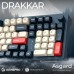 Клавіатура GamePro Asgard Drakkar Keychron Super Red Switch Wireless/Bluetooth/USB UA Blue (MK305BL)