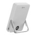 Батарея універсальна Atria 10000mAh, PD/20W, 15W Wireless MagSafe, White (WPD-W57)