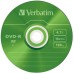 Диск DVD Verbatim 4.7Gb 16X Slim case 5 шт Color (43557)