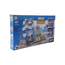 Ігровий набір Playset бригада поліції в комплекті з 4 машинками BRIGADE POLICE (3858894672936)