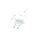 Зарядний пристрій HOCO C104A USB-C PD20W + cable USB-C to USB-C white (6931474782915)