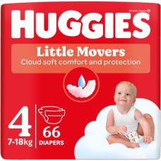 Підгузки Huggies Little Movers Mega 4 (7-18) кг 66 шт (5029053548777)