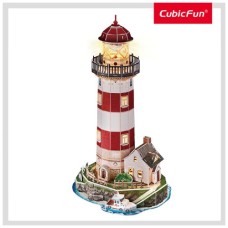 Пазл Cubic Fun тривимірний Night edition Маяк із LED-підсвічуванням (L540h)