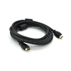 Кабель мультимедійний HDMI M to HDMI M 1.5m V2.0 4K black Ritar (HDMI(M)/(M)V2.0-1.5m-347B)