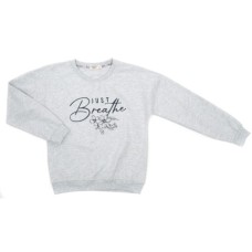 Кофта дитяча Breeze з квіткою (22228-140G-gray)