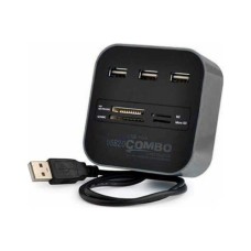 Концентратор Voltronic USB 2.0 to 3xUSB 2.0 + SD/MMC/TF/M2 black (CUB3-B)