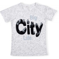 Футболка дитяча Breeze "BIG CITY LIFE" (11129-128B-gray)