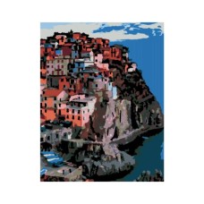 Картина по номерам Rosa Start Італія г. Манарола 35х45 см (4823098512691)