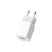 Зарядний пристрій ColorWay USB-C PD20W + 1xUSB QC4.0 white (CW-CHS062PD-WT)