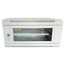 Шафа настінна GEAR 4U 19" 530x400x240 мм, grey (GWMSN-4U-530-400G)
