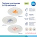 Тарілка дитяча Canpol babies CUTE ANIMALS пластикова, рожева рожевий (4/411_pin2)