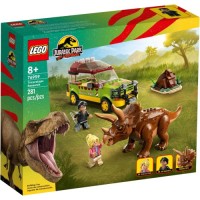 Конструктор LEGO Jurassic World Дослідження трицератопсів 281 деталі (76959)