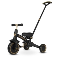 Дитячий велосипед QPlay Stager 3 в 1 з ручкою, біговел, Black (T80STAGERBlack)