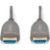 Кабель мультимедійний HDMI M to HDMI M 20m 8K AOC hybrid-fiber black Digitus (AK-330126-200-S)
