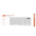 Клавіатура 2E KS270 Wireless Silver/White (2E-KS270WBWH)