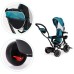 Дитячий велосипед Ecotoys Comfort З поворотним сидінням Green Blue (JM-066-9 GREEN/BLUE)