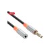 Кабель мультимедійний 3.5mm M to 3.5mm F 1.0m NB-R269A black XO (NB-R269A.black)