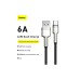 Дата кабель USB-C to USB-C 2.0m 66W metal Baseus (CAKF000201)