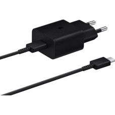 Зарядний пристрій Samsung USB-С 15W Black + Cable USB-C 1m (EP-T1510XBEGEU)