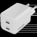 Зарядний пристрій Canyon CU45CC GaN 45W 2xPD EU White (CNS-CUW45CC)