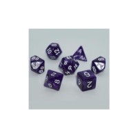 Набір кубиків для настільних ігор Games 7 Days Pearl 7 Dice Set - Dark Purple (g7dpearl04)