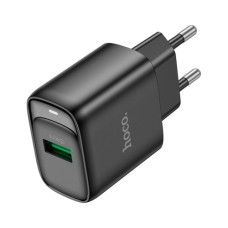 Зарядний пристрій HOCO C140A Smart USB QC3.0 Black (6942007627788)