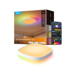 Світильник Govee H60A4 30cm Smart Square Ceiling Light, RGBWW + RGBIC, WI-FI/Bluetooth, білий (H80A4C01)