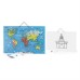 Пазл Viga Toys магнітний Карта світу з маркерной дошкою, на українській мов (44508)