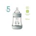 Пляшечка для годування Chicco Perfect 5 із силіконовою соскою 0+ місяців 150 мл Сіра (20211.32.40)
