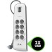 Мережевий фільтр живлення Belkin BSV804VF2M-V2