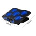 Підставка до ноутбука IceCoorel 10-15", 1*125mm 1400 RPM + 4*70mm 2500 RPM, 2*USB, 365x297x30mm, Blue (K5Bl)