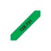 Стрічка для принтера етикеток UKRMARK B-T731P-BK/GR, сумісна з TZE731. Розміри стрічки: 12 мм х 8 м. black on зелений (B-T731P-BK/GR)