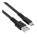 Дата кабель USB 2.0 AM to USB-C 1.2m black RivaCase (PS6002 BK12)