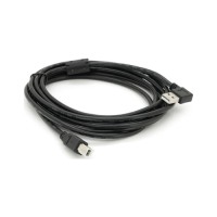 Кабель для принтера USB 2.0 AM/BM 3.0m 90° corner black Ritar (YT-AM/BM90°-3.0B)