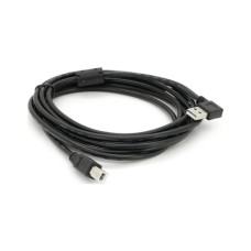 Кабель для принтера USB 2.0 AM/BM 3.0m 90° corner black Ritar (YT-AM/BM90°-3.0B)