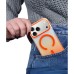 Чохол до мобільного телефона BeCover FIBRA Shock-Proof MagSafe Apple iPhone 17 Pro Orange (715465)