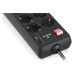 Мережевий подовжувач REAL-EL RS-PROTECT 805 5m, black (EL122300043)